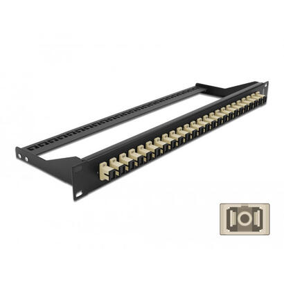 delock-patch-panel-fibra-19-24-puertos-sc-simplex-beis