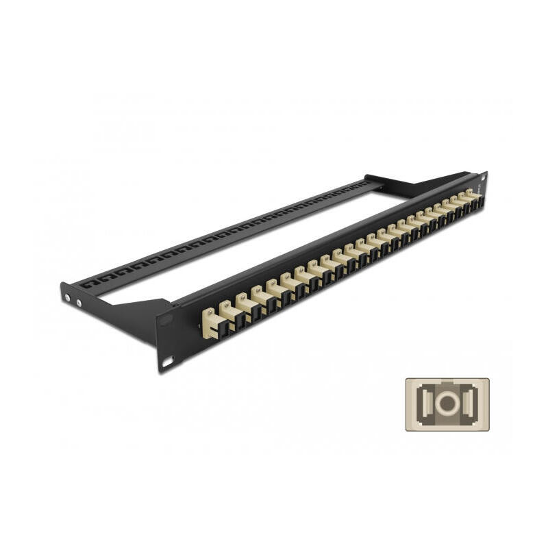 delock-patch-panel-fibra-19-24-puertos-sc-simplex-beis