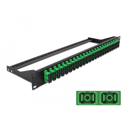 delock-patch-panel-fibra-19-24-puertos-sc-duplex-verde