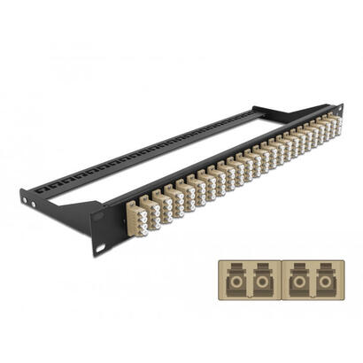 delock-19-lwl-patchpanel-24-port-lc-quad-beige