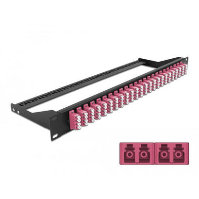 delock-19-lwl-patchpanel-24-port-lc-quad-violetat