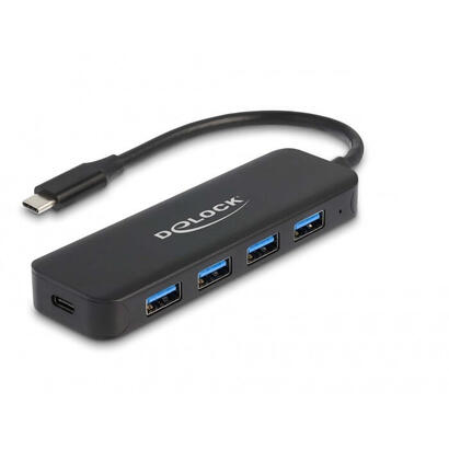 delock-hub-usb-type-c-de-4-puertos-usb-32-gen-1-con-power-delivery-de-85-vatios