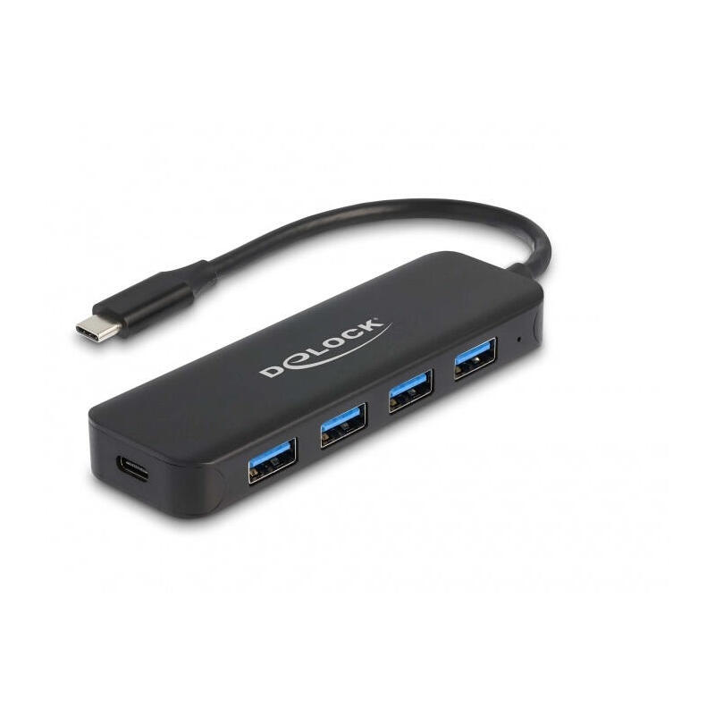 delock-hub-usb-type-c-de-4-puertos-usb-32-gen-1-con-power-delivery-de-85-vatios