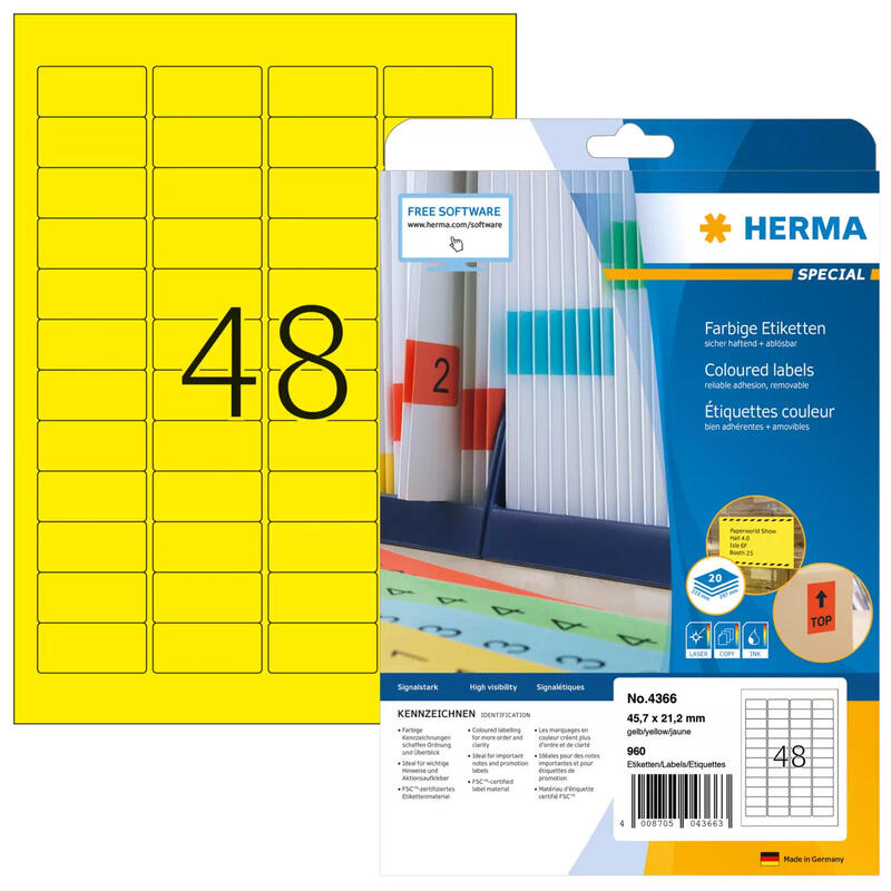 herma-labels-yellow-457x212-20-sheets-din-a4-960-pcs-4366-etiquetas
