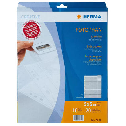 herma-slide-pockets-5x5-10-sheets-clear-7701-hojas