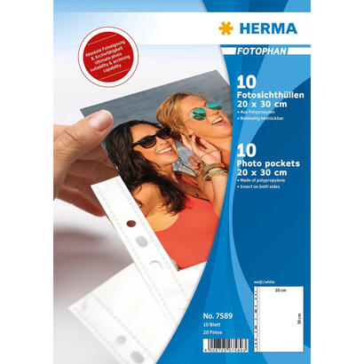 herma-fotophan-20x30-10-sheets-white-7589-fundas-para-archivar