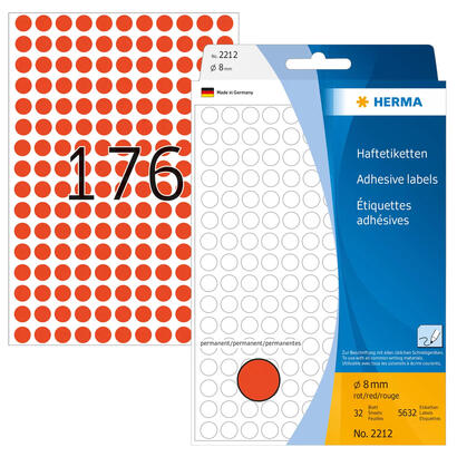 herma-etiquetas-multiusos-rojo-8-mm-papel-redondo-5632-uds