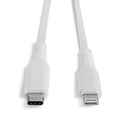 lindy-3m-usb-c-a-lightning-cable-blanco