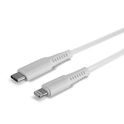 lindy-3m-usb-c-a-lightning-cable-blanco