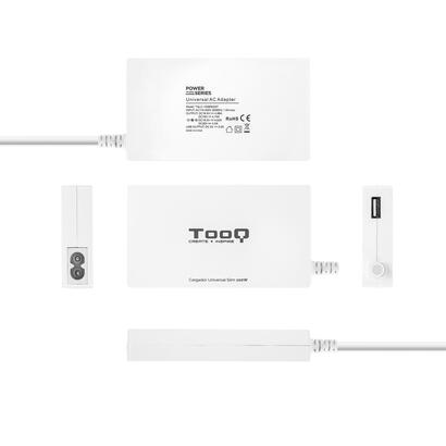 tooq-cargador-universal-automatico-para-portatil-100w-usb-9-adaptadores-voltaje-185-20v-diseno-slim-color