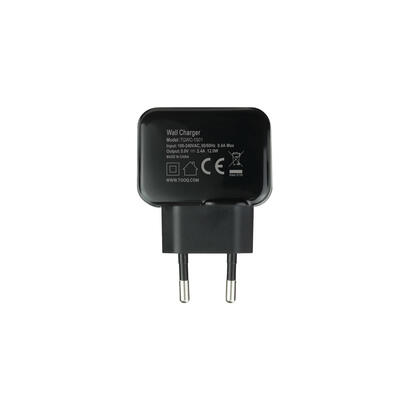 tooq-cargador-de-pared-usb-5v-24-a-1-puerto-usb-negro