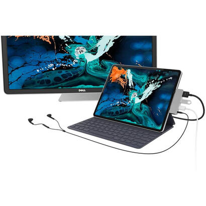 dockingstation-hyperdrive-4-en-1-usb-c-ipad-pro4-in-1-hd319e-silver