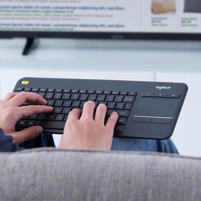 teclado-suizo-logitech-k400-plus-tv-rf-inalambrico-qwertz-negro