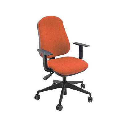 unisit-silla-administrativa-sincro-simple-roja-reposabrazos-ajustables