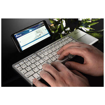 mediarange-mros133-teclado-oficina-bluetooth-qwertz-plata