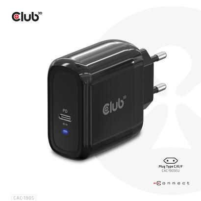 club3d-cargador-1xusb-typ-c-pd-65w-retail