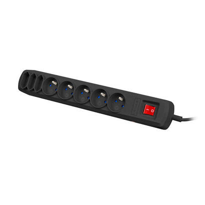 regleta-surge-protector-armac-r8-15m-5x-french-outlets-3x-europlug-outlets-black
