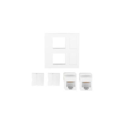 lanberg-2xrj45-45x45-socket-keystone-2xcat-6-utp-white