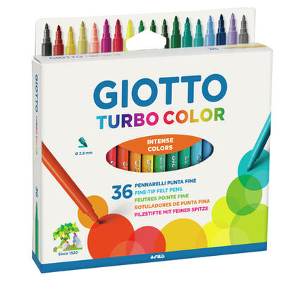 giotto-turbo-color-rotulador-punta-fina-28-mm-tinta-al-agua-colores-surtidos-lavable-estuche-de-36-ud