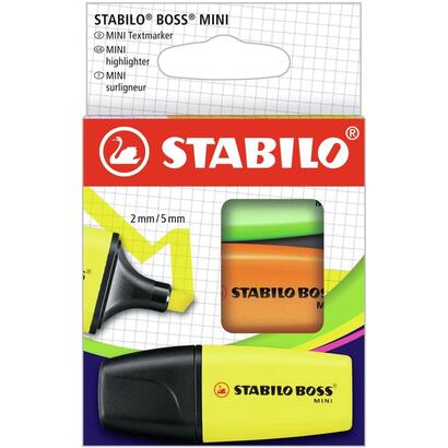 stabilo-boss-mini-pack-de-3-marcadores-fluorescentes-trazo-entre-2-y-5mm-tinta-con-base-de-agua-antisecado-colores-surtidos