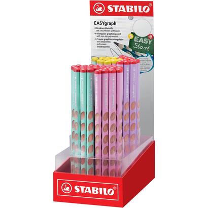 stabilo-easygraph-pastel-expositor-de-60-lapices-de-grafito-mina-hb-de-315mm-diseno-ergonomico-colores-surtidos