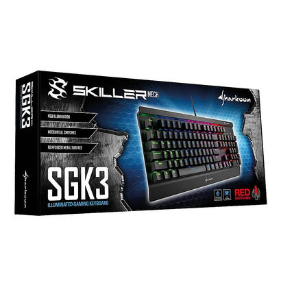 sharkoon-teclado-gaming-sgk3-mecanico-rgb-usb-blue-switch