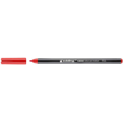 pack-de-10-unidades-edding-1300-rotulador-punta-redonda-trazo-2-mm-tinta-con-base-de-agua-color-rojo