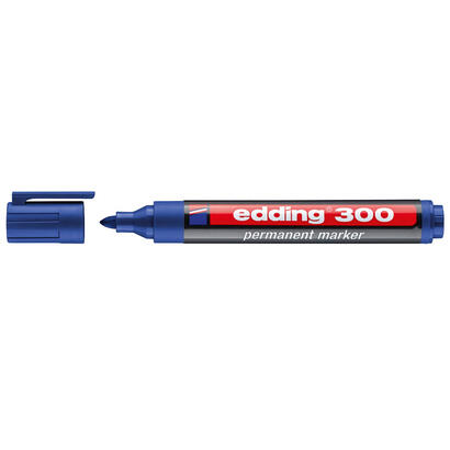 pack-de-10-unidades-edding-300-rotulador-permanente-punta-redonda-trazo-entre-15-y-3-mm-tinta-casi-inodora-capuchon-con-clip-sec