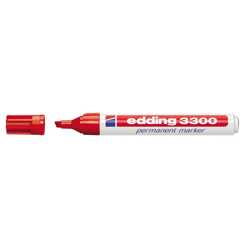 pack-de-10-unidades-edding-3300-rotulador-permanente-punta-biselada-trazo-entre-1-y-5-mm-tinta-casi-inodora-secado-rapido-color-