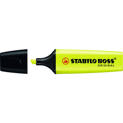 pack-de-10-unidades-stabilo-boss-70-rotulador-marcador-fluorescente-trazo-entre-2-y-5mm-recargable-tinta-con-base-de-agua-color-