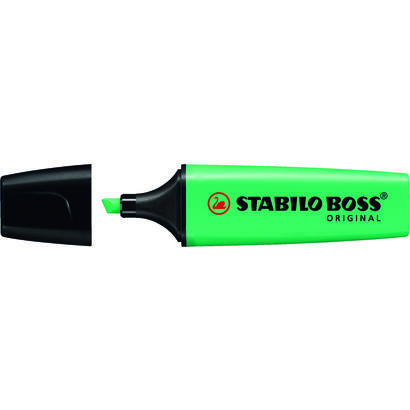 pack-de-10-unidades-stabilo-boss-70-rotulador-marcador-fluorescente-trazo-entre-2-y-5mm-recargable-tinta-con-base-de-agua-color-