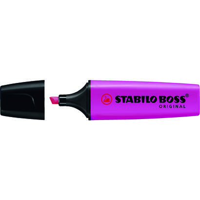 pack-de-10-unidades-stabilo-boss-70-rotulador-marcador-fluorescente-trazo-entre-2-y-5mm-recargable-tinta-con-base-de-agua-color-