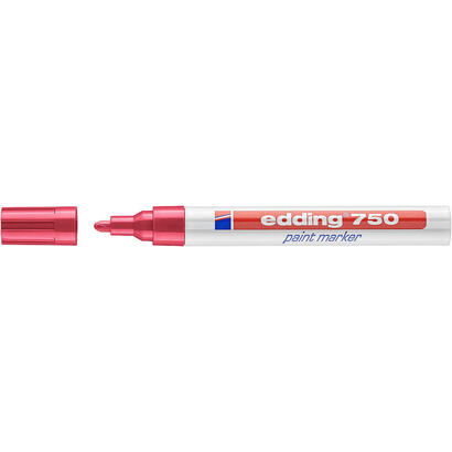 pack-de-10-unidades-edding-750-rotulador-permanente-punta-redonda-trazo-entre-2-y-4-mm-tinta-opaca-secado-rapido-color-rojo