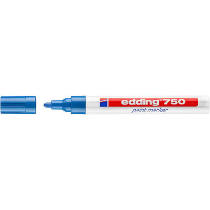 pack-de-10-unidades-edding-750-rotulador-permanente-punta-redonda-trazo-entre-2-y-4-mm-tinta-opaca-secado-rapido-color-azul