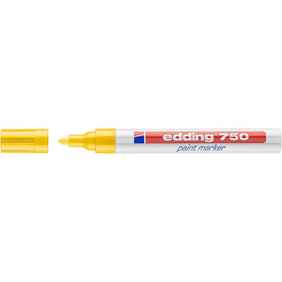 pack-de-10-unidades-edding-750-rotulador-permanente-punta-redonda-trazo-entre-2-y-4-mm-tinta-opaca-secado-rapido-color-amarillo