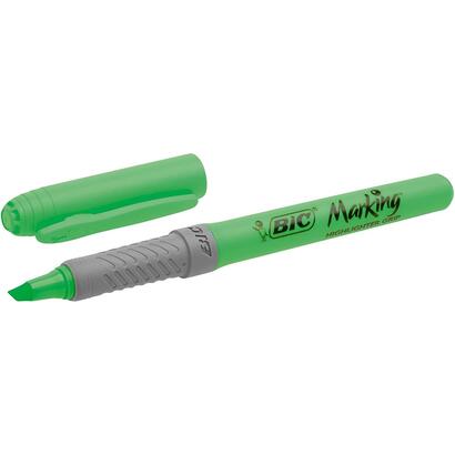 pack-12-unidades-bic-highlighter-grip-marcador-fluorescente-tinta-con-base-de-agua-punta-biselada-trazo-entre-160-y-330-mm-color