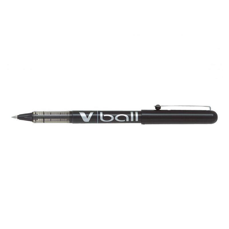 pack-12-unidades-pilot-boligrafo-de-tinta-liquida-v-ball-05-rollerball-punta-de-bola-redonda-05mm-trazo-03mm-color-negro