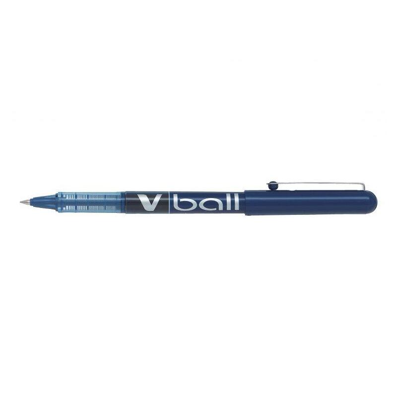 pack-12-unidades-pilot-boligrafo-de-tinta-liquida-v-ball-05-rollerball-punta-de-bola-redonda-05mm-trazo-03mm-color-azul