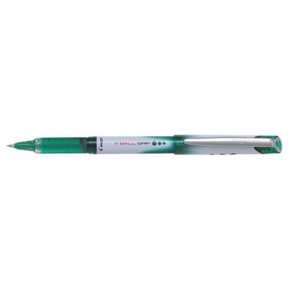 pack-12-unidades-pilot-boligrafo-de-tinta-liquida-v-ball-grip-05-punta-de-bola-conica-05mm-trazo-03mm-grip-de-goma-color-verde