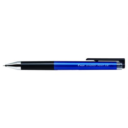 pack-12-unidades-pilot-boligrafo-de-gel-synergy-point-retractil-recargable-punta-fina-05mm-trazo-025mm-color-azul