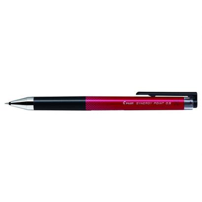 pack-12-unidades-pilot-boligrafo-de-gel-synergy-point-retractil-recargable-punta-fina-05mm-trazo-025mm-color-rojo