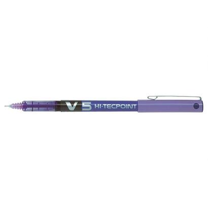 pack-12-unidades-pilot-boligrafo-de-tinta-liquida-v5-hi-tecpoint-rollerball-punta-fina-de-aguja-05mm-trazo-03mm-color-violeta