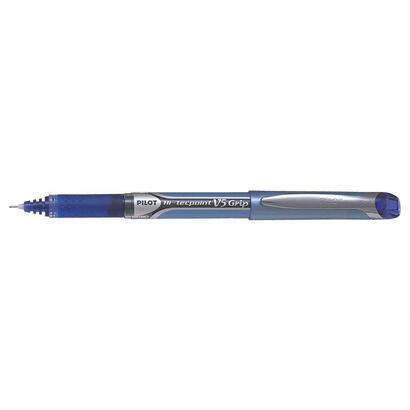 pack-12-unidades-pilot-boligrafo-de-tinta-liquida-hi-tecpoint-v5-grip-punta-fina-de-aguja-05mm-trazo-03mm-color-azul