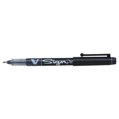 pack-de-12-unidades-pilot-rotulador-de-punta-fina-v-sign-pen-punta-fina-de-2mm-trazo-de-06mm-color-negro