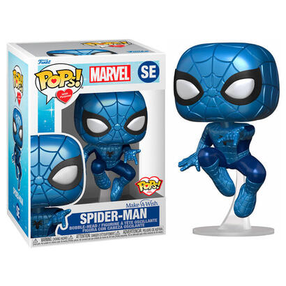 figura-pop-marvel-make-a-wish-spiderman-metallic