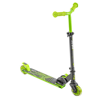vector-de-neon-yvolution-scooter-verde