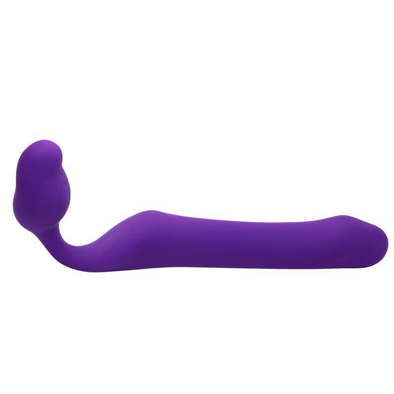 queens-l-dildo-strap-on-sin-tirantes-silicona-purpura-oscuro