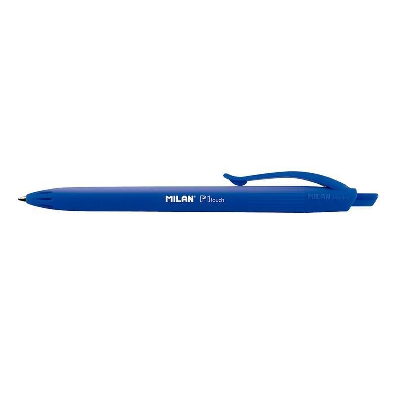 pack-de-25-unidades-milan-p1-touch-boligrafo-de-bola-retractil-azul