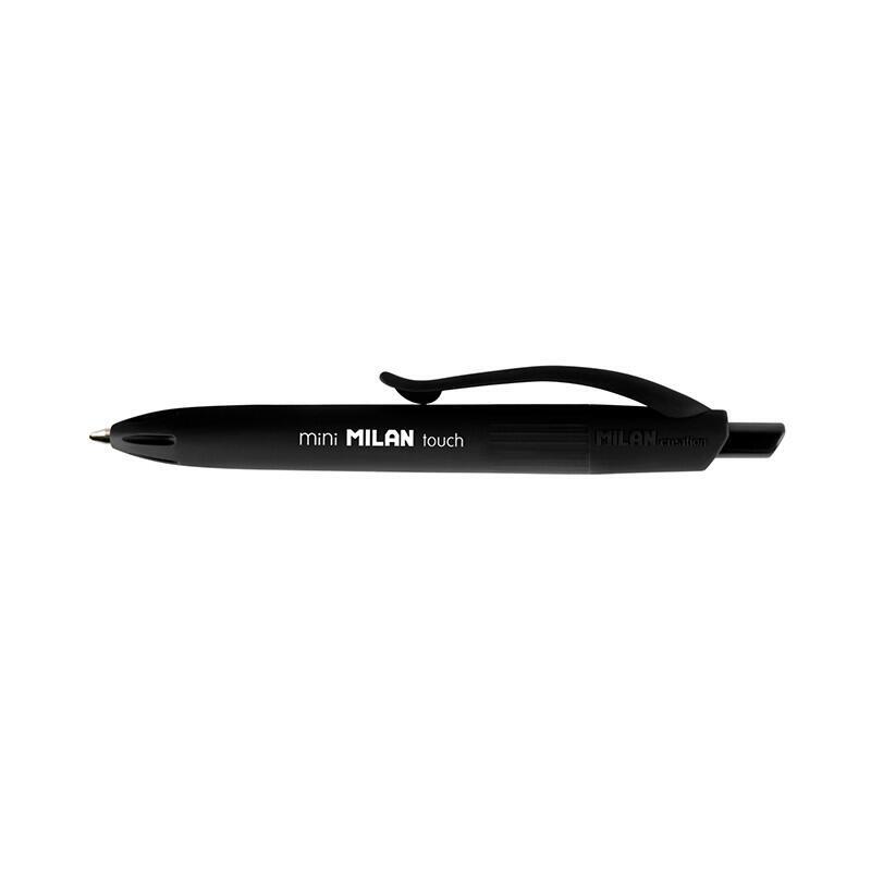 pack-de-40-unidades-milan-p1-touch-mini-boligrafo-de-bola-retractil-negro