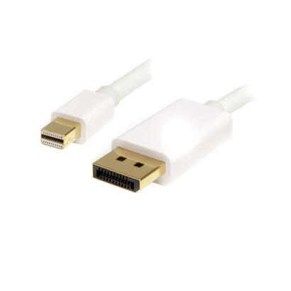 startechcom-cable-adaptador-de-1m-de-monitor-mini-displayport-12-macho-a-dp-macho-4k-blanco